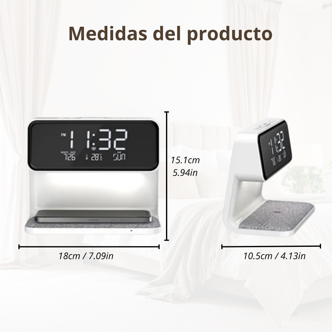Reloj Digital con Lámpara Inteligente LumiTime ®