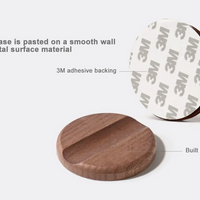La lámpara LED de madera con sensor inteligente LumiWood Motion®